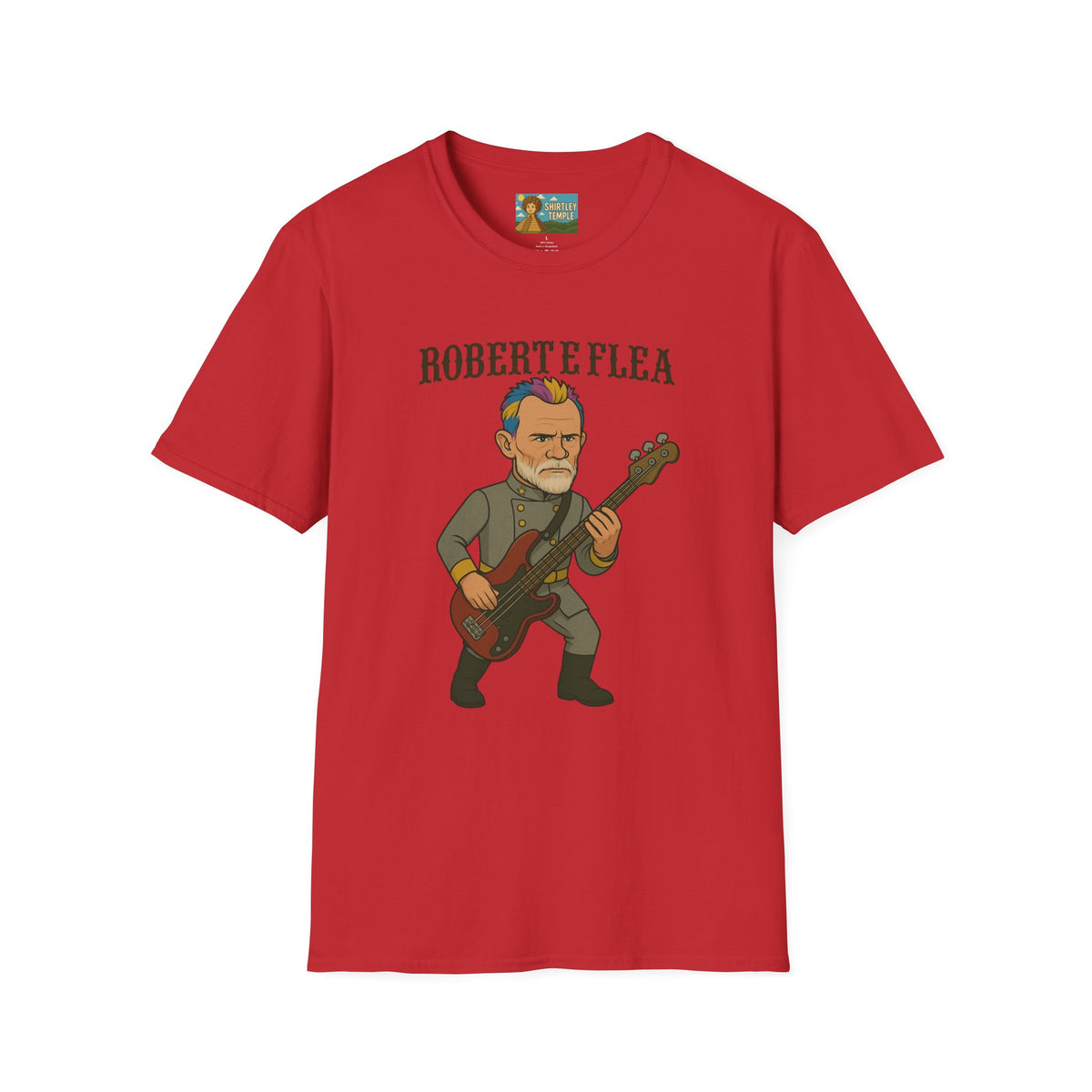 Robert E Flea Funny Unisex T-Shirt, Mashup Parody Comedy Tee, Robert E Lee and Flea Shirt, Humorous Graphic Tee, Gift for Comedy Lovers