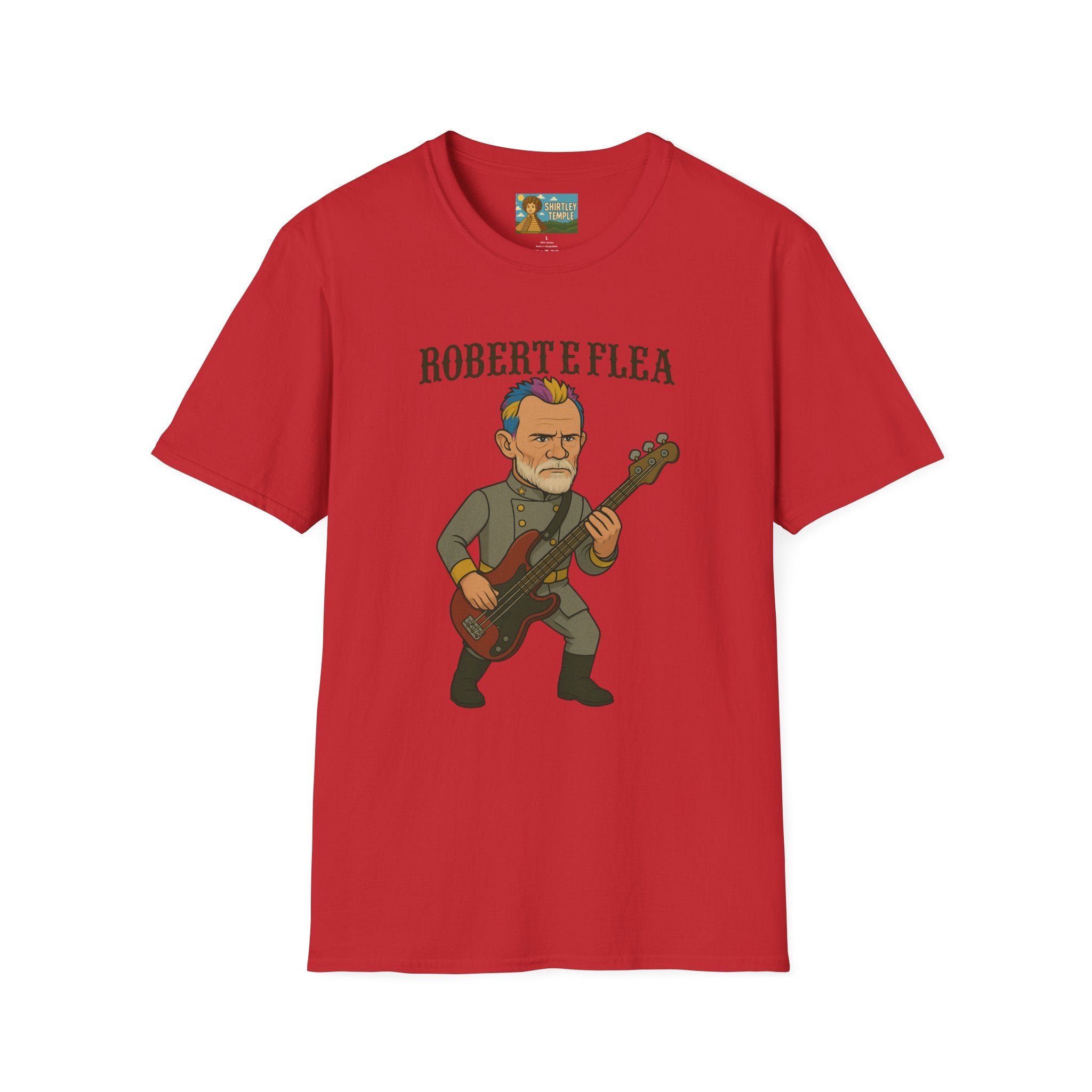 Robert E Flea Funny Unisex T-Shirt, Mashup Parody Comedy Tee, Robert E Lee and Flea Shirt, Humorous Graphic Tee, Gift for Comedy Lovers