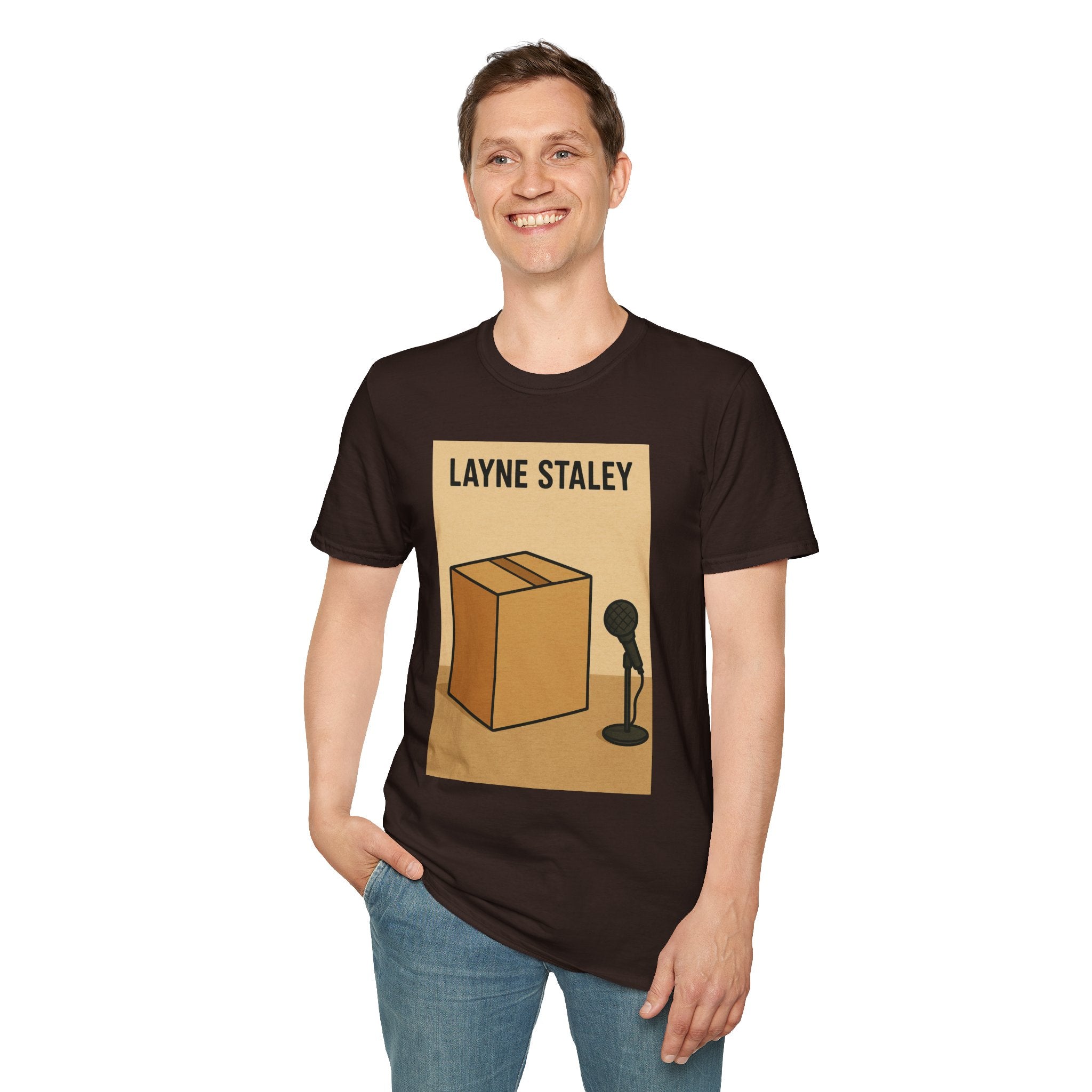 Layne Staley Man in the Box Unisex Softstyle T-Shirt - Alice in Chains Inspired Tee, Music Fan Gift, Grunge Rock Band Top, Funny