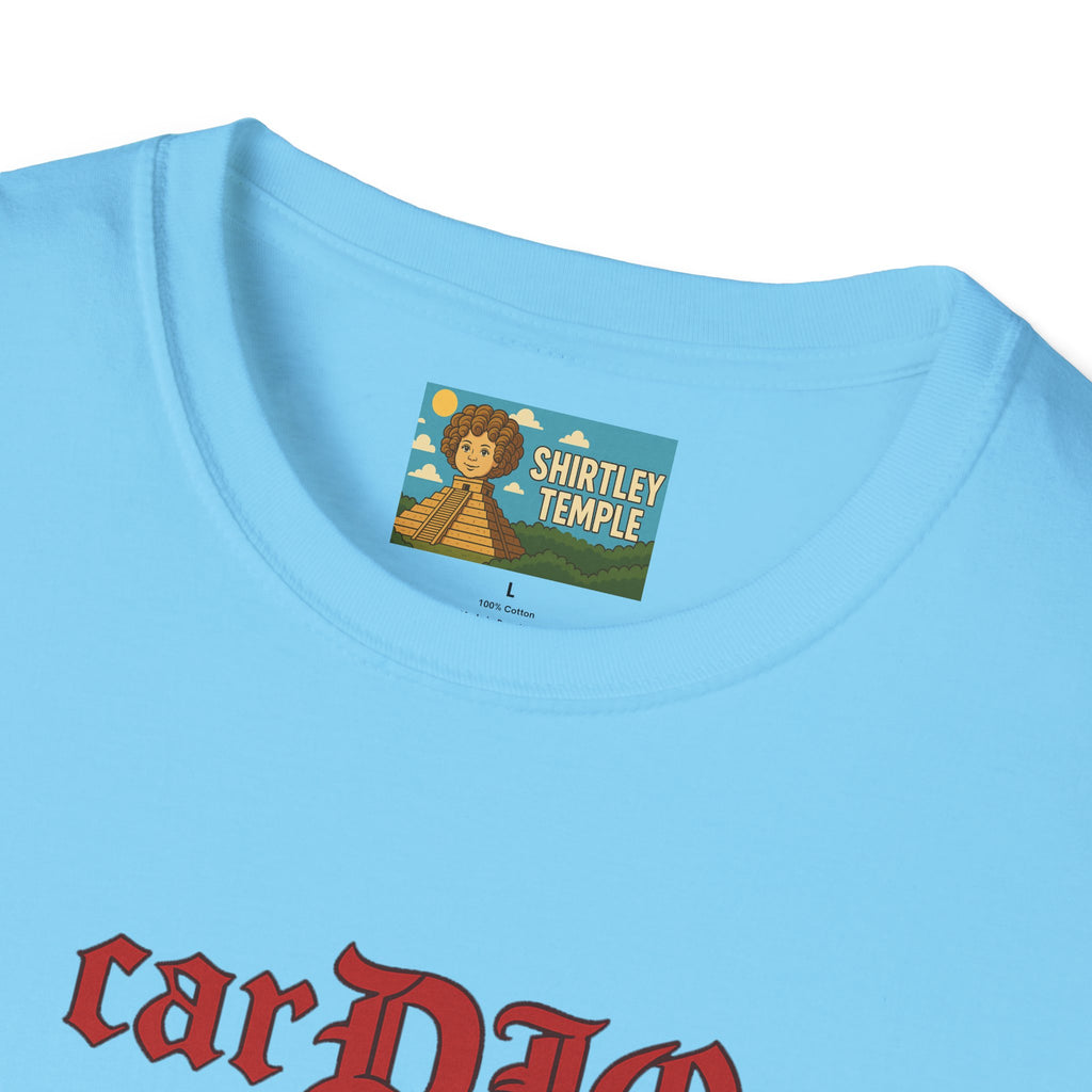 CarDIO funny Parody Unisex T-Shirt, Workout Apparel, Comedy Tribute Tee, Dio Treadmill Shirt, Gym Humor Top