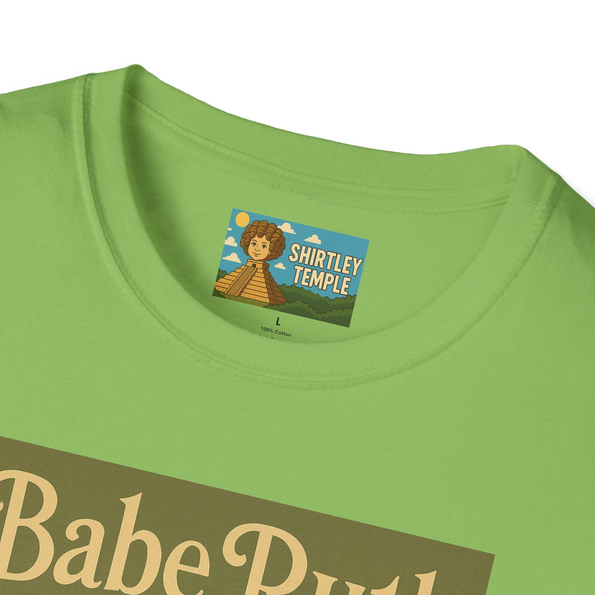 Babe Ruth funny wordplay pun baseball star remagined as a babe vintage nerd gift