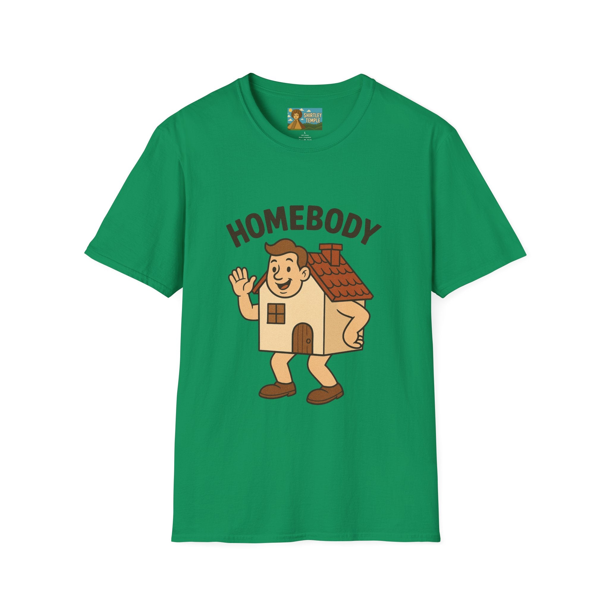 Homebody funny shirt wordplay pun literal home for a body