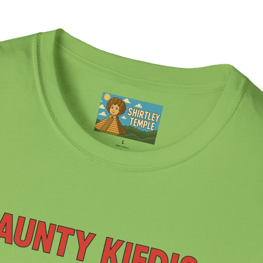 Aunty Kiedis funny wordplay Anthony Kiedis from Red Hot Chili Peppers reimagined as someone's beloved aunt.