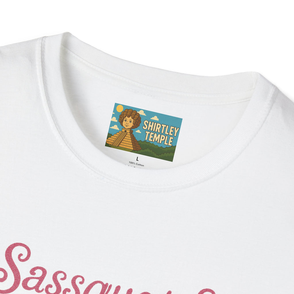Sassquatch Unisex T-Shirt, Funny Sasquatch Shirt with Sassy Flair, Comedy Parody Tee, Wordplay Design, Bigfoot Graphic Shirt