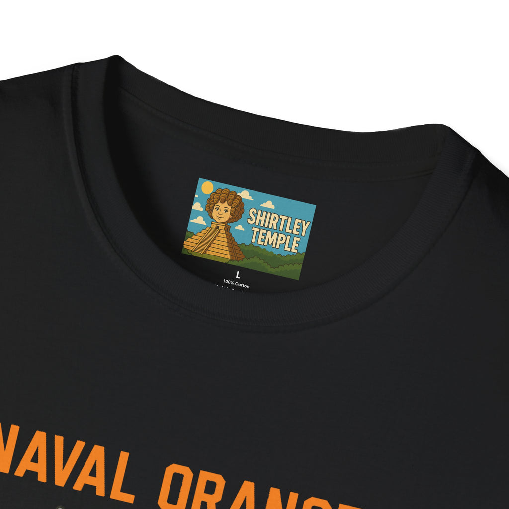 Naval Oranges Unisex Softstyle T-Shirt, Funny Shirt Parody Wordplay Mashup, Navy People Comedy Pun Punny, Navel Oranges Tee, Citrus Humor