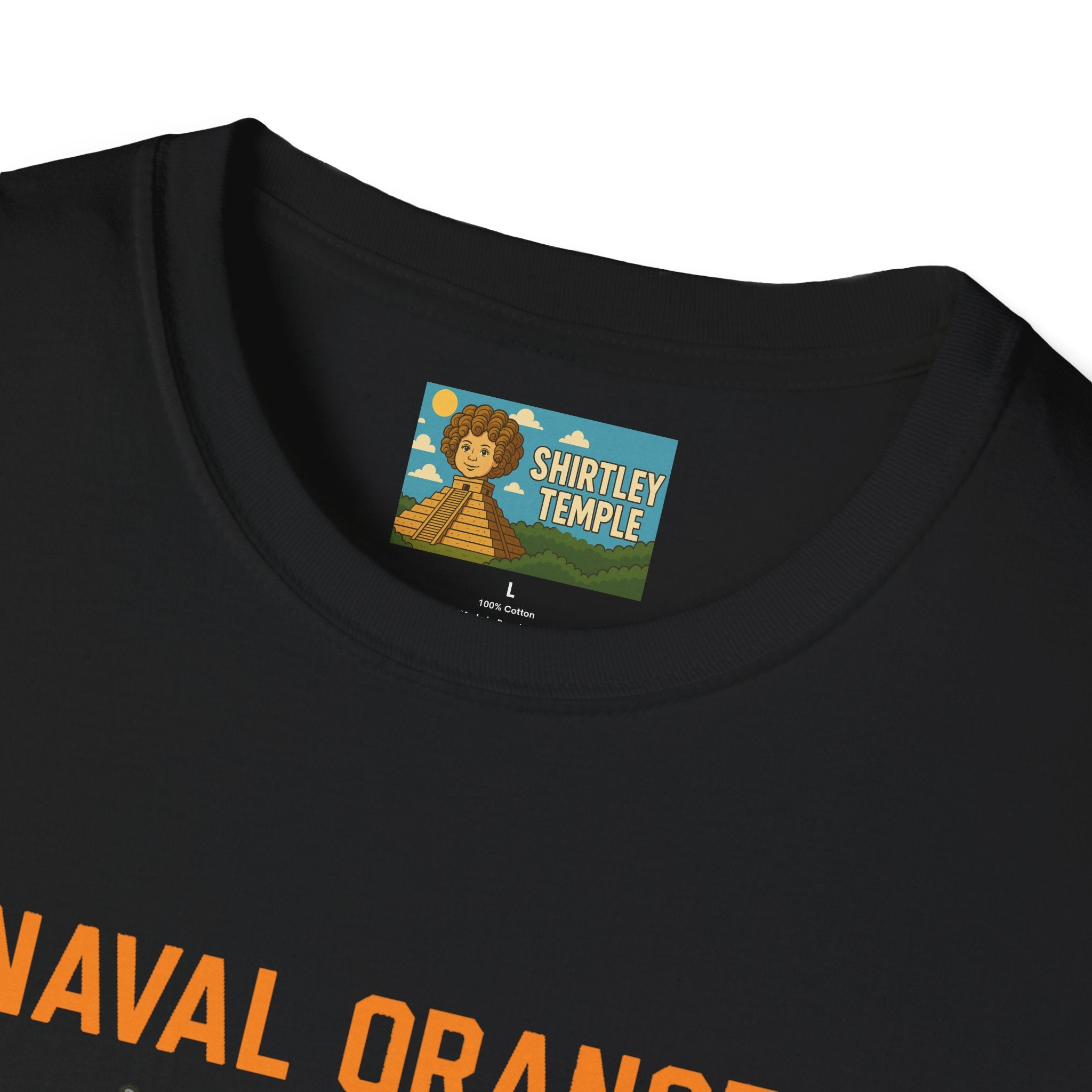 Naval Oranges Unisex Softstyle T-Shirt, Funny Shirt Parody Wordplay Mashup, Navy People Comedy Pun Punny, Navel Oranges Tee, Citrus Humor