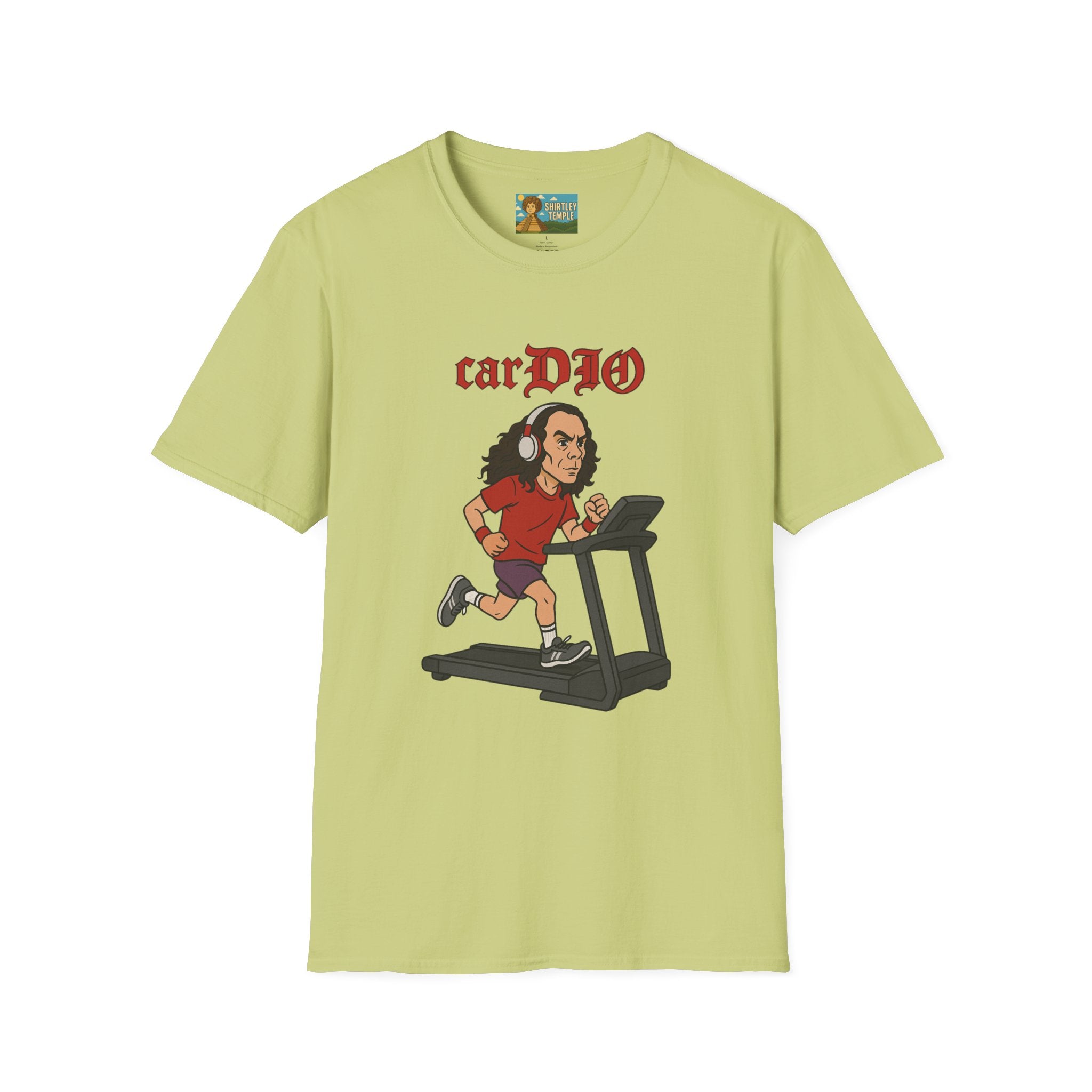CarDIO funny Parody Unisex T-Shirt, Workout Apparel, Comedy Tribute Tee, Dio Treadmill Shirt, Gym Humor Top
