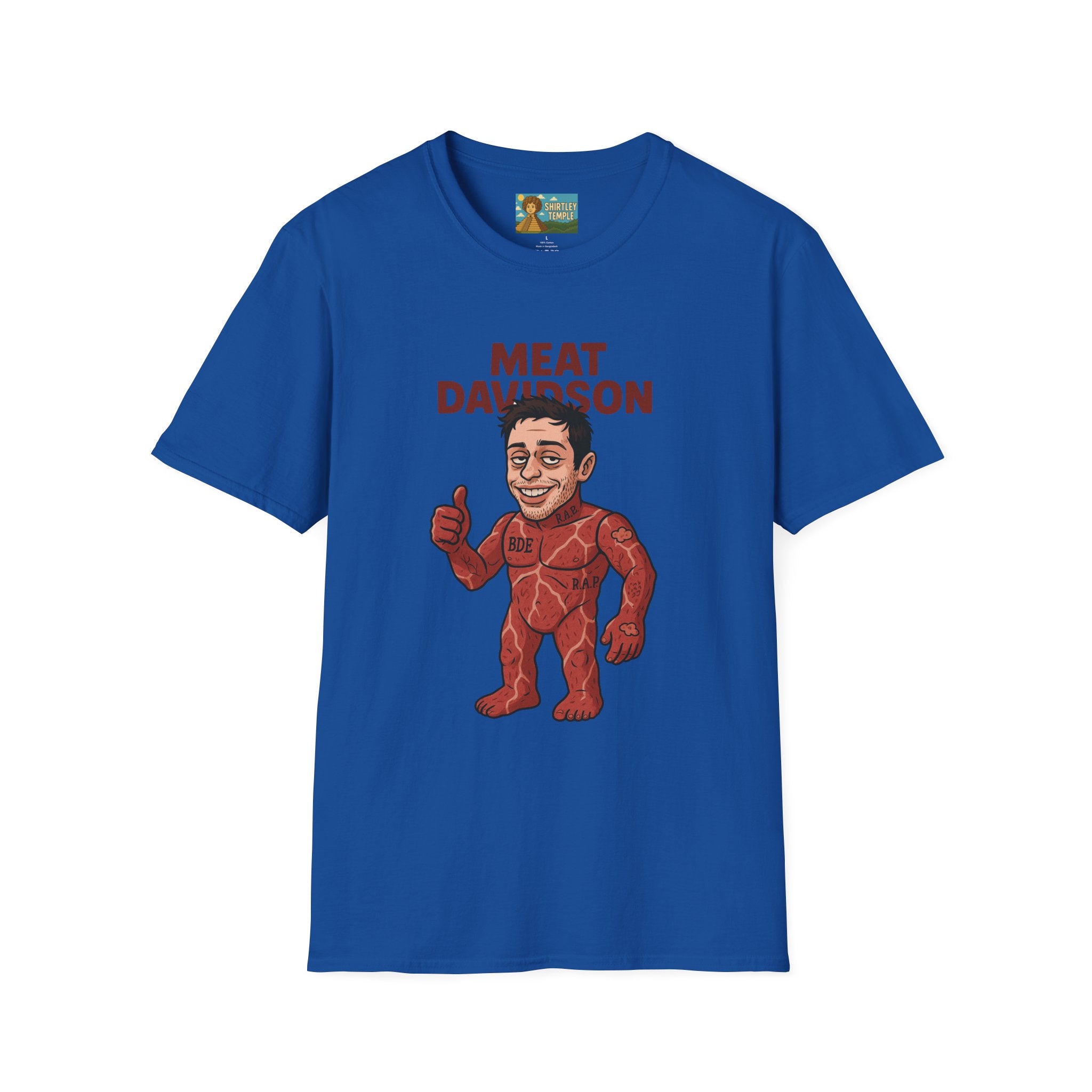Meat Davidson Funny T-Shirt, Pete Davidson Parody Shirt, Comedian Mashup Tee, Unisex Humor Top, Comedy Fan Gift