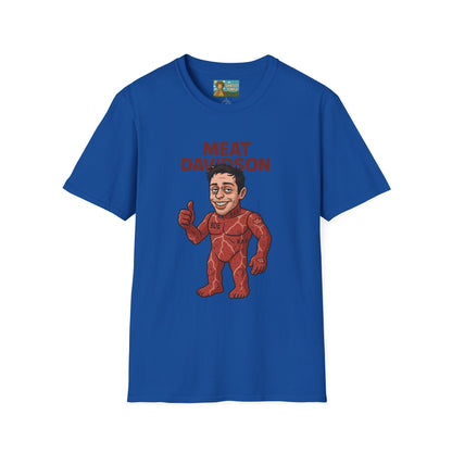Meat Davidson Funny T-Shirt, Pete Davidson Parody Shirt, Comedian Mashup Tee, Unisex Humor Top, Comedy Fan Gift