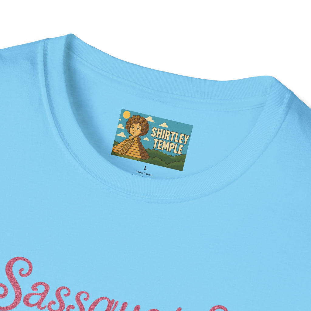 Sassquatch Unisex T-Shirt, Funny Sasquatch Shirt with Sassy Flair, Comedy Parody Tee, Wordplay Design, Bigfoot Graphic Shirt