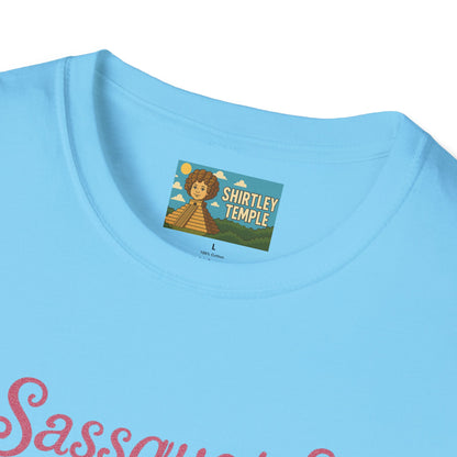 Sassquatch Unisex T-Shirt, Funny Sasquatch Shirt with Sassy Flair, Comedy Parody Tee, Wordplay Design, Bigfoot Graphic Shirt