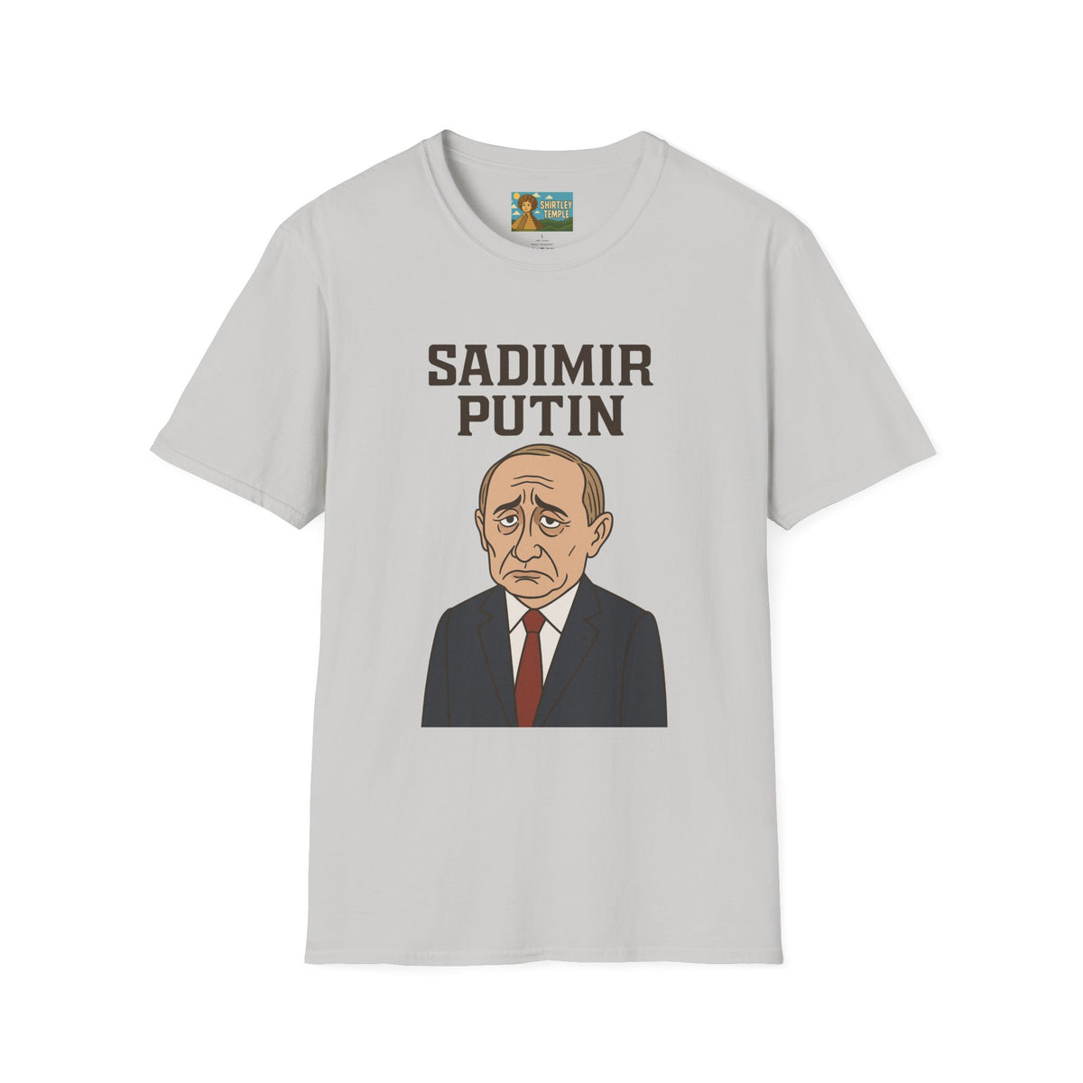 Sadimir Putin Funny T-Shirt, Vladimir Putin Parody Tee, Sad Person Comedy Shirt, Wordplay Humor Top