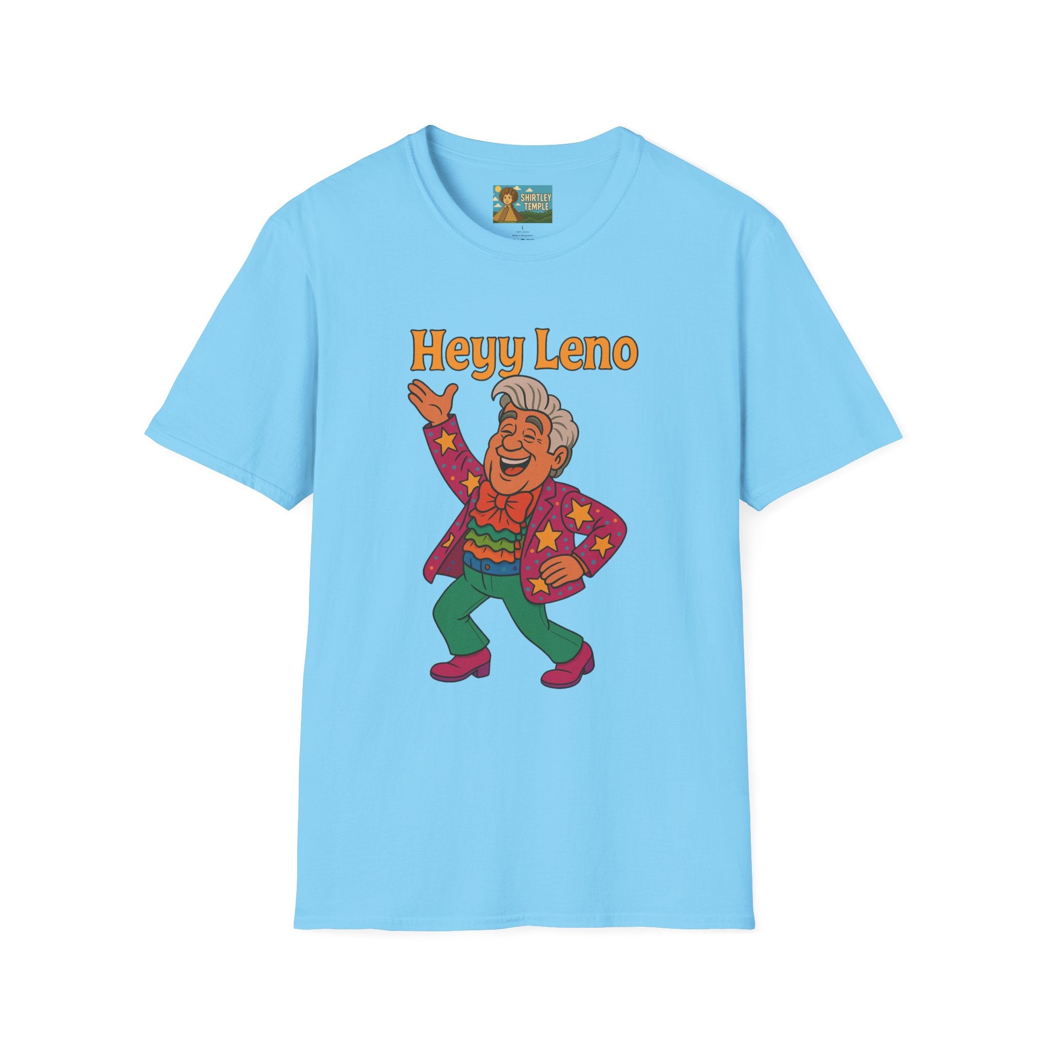 Heyy Leno funny shirt Jay leno parody tribute with extra flair