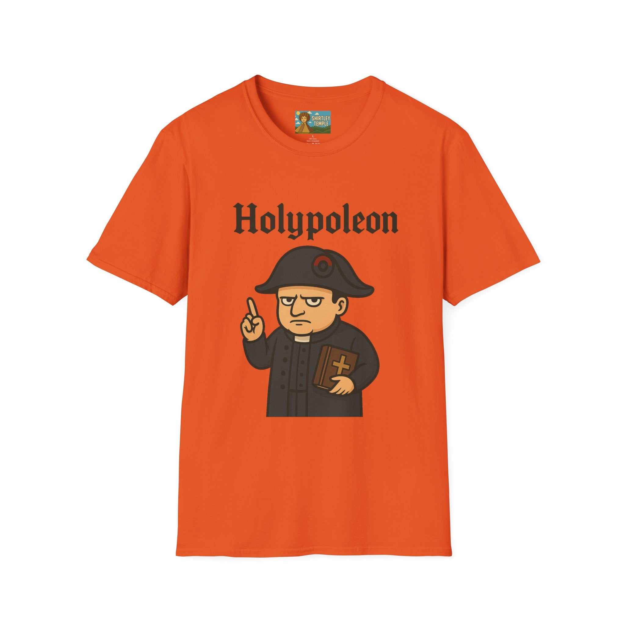 Holypoleon funny shirt mashup wordplay napoleon and a priest
